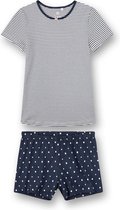 Sanetta pyjama shortje meisje Navy Dots maat 164