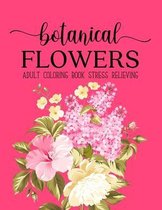 Botanical Flowers Coloring Book