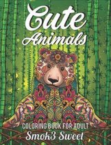 Cute Animals Coloring Book for Adult