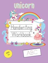 Unicorn Handwriting Workbook