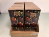 Kerstballen - 8x60mm - multicolor - 2 x 8