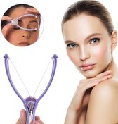 Ontharing vrouwen-Epilator Mini- Hair Remover-Face- epileer touw-Snel En Pijnloos -Geschikt- op voorhoofd-wangen-bovenlip-wenkbrauwen-en kin etc