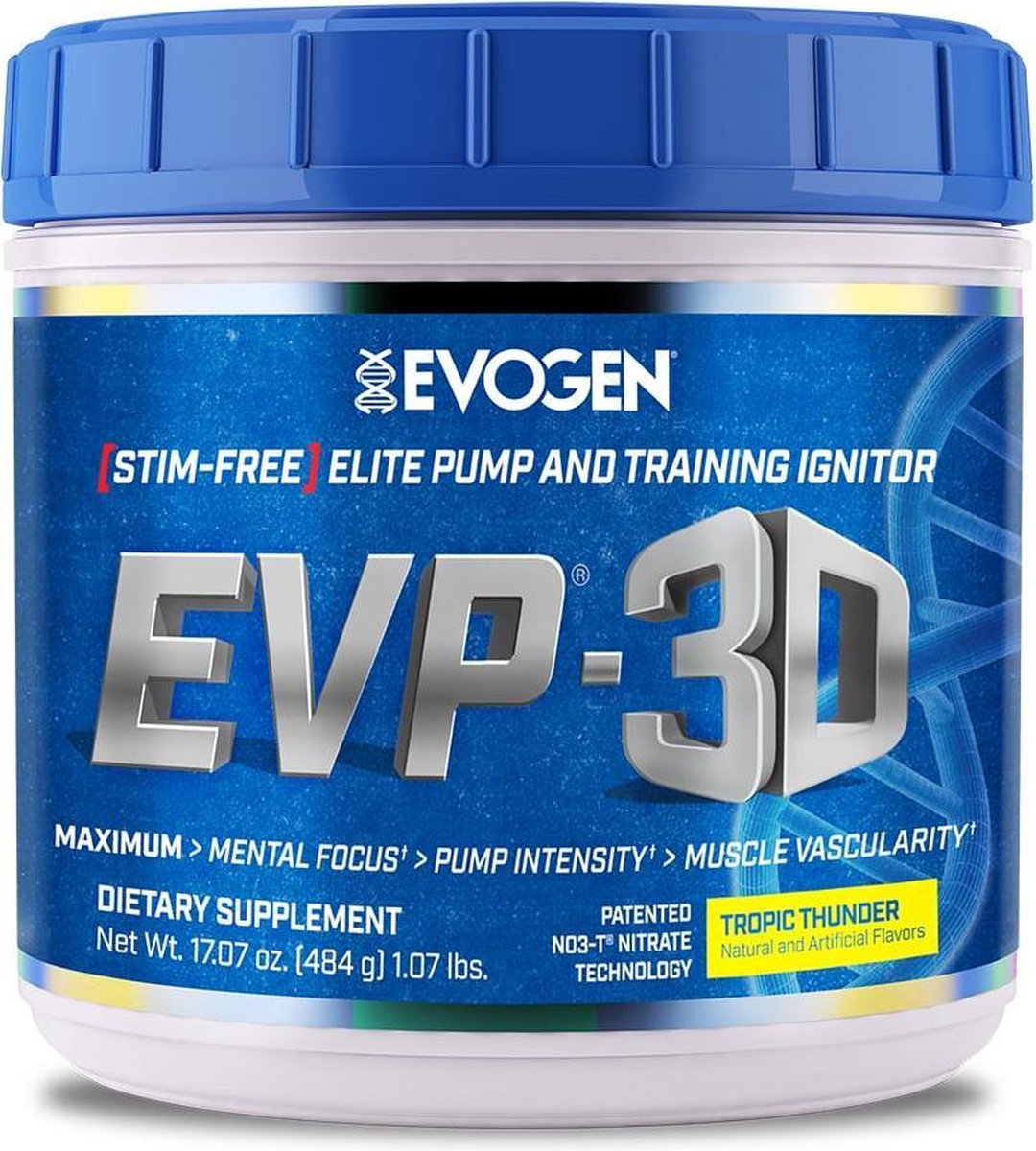 Evogen Nutrition - EVP 3D Tropic Thunder 40 porties - Pre Workout - Sportsupplement