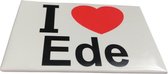 Koelkast magneet I love Ede, provincie Gelderland