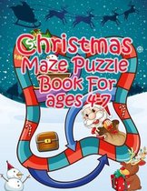 Christmas Maze Puzzle Book For ages 4-7