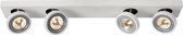 Lucide NENAD AR111 Plafondspot - LED Dimb. - G53 (AR111) - 4x10W 2700K - Wit