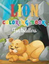 Lion coloring book for toddlers