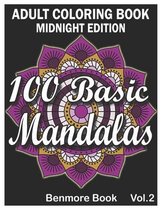 100 Basic Mandalas Midnight Edition