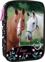 Animal Pictures Gevuld Etui Paarden - 22 x 16 x 4 cm - 29 st.