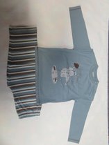 Wiplala - Pyjama - Jongens - Katoen - Blauw - Schaap -  5 jaar  110