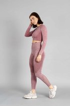 Aesthetic Wolf Pulse Seamless Legging Dames - Rood - Maat S