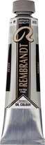 Tube de peinture à l'huile Rembrandt 40 ml Argent 800