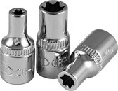 JBM Tools | 1/4" doppen torx e4 - verchroomd