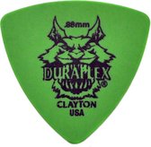 Clayton Duraplex rounded triangle plectrums 0.88 mm 6-pack