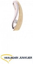 juwelier -sieraad -  goud - wit/geel - hanger - zirconia - 14 karaat  -  verlinden juwelier