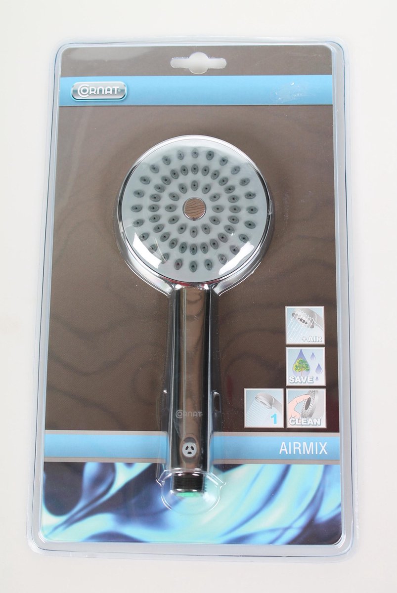 Cornat douchekop - air technologie- waterbesparend - rond
