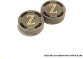 Thumb Grips | Thumb Sticks | Gaming Thumbsticks | Geschikt voor Nintendo Switch & Lite | 1 Set = 2 Thumbgrips | Teken | Grijs