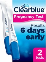 Clearblue  zwangerschapstest 2 stuks - Snelle Detectie, Uitslag Binnen Één Minuut, 2 Testen