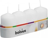 Bolsius Stompkaars - 60/40 mm - 10x4 stuks - Wit