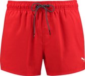 PUMA Swim Korte Short Heren Zwembroek - rood - Maat XXL