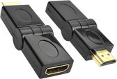 Garpex® HDMI Koppelstuk - Draaibaar HDMI 1.4 Verlengkabel