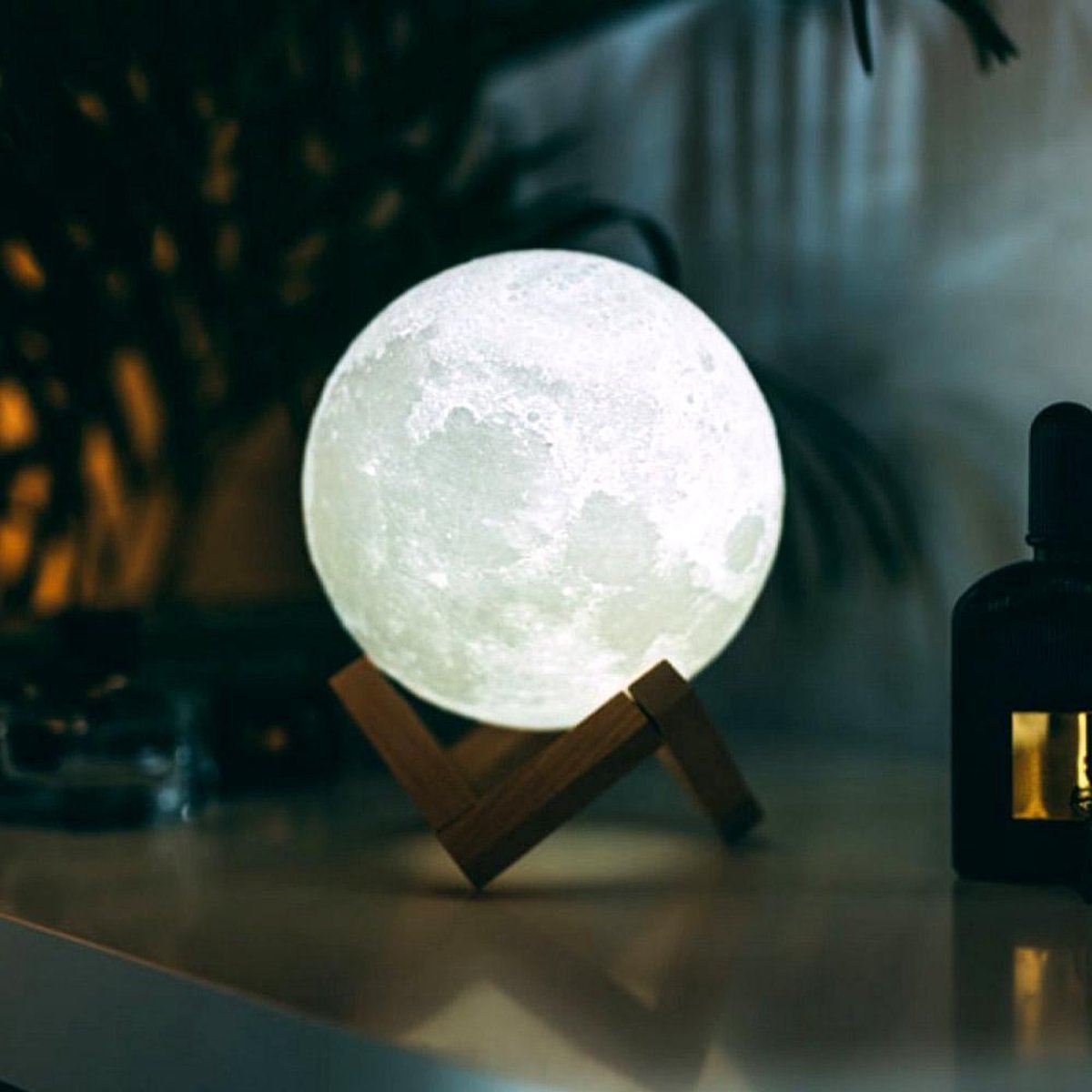 MikaMax Maanlamp Nachtlamp Tafellamp Maan Lamp Moon lamp