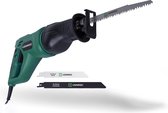 Bol.com VONROC Reciprozaag – 900W – Draaibaar handvat – Incl. 3 zaagbladen voor hout & metaal aanbieding