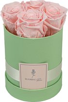 Flowerbox longlife rozen | GREEN | Small | Bloemenbox | Longlasting roses BABYPINK | Rozen | Roses | Flowers