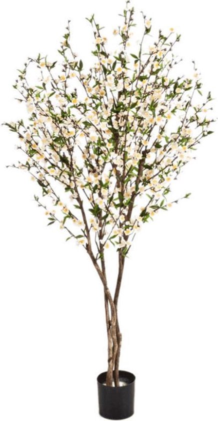 Cerisier en fleurs artificiel blanc 140 cm | bol.com
