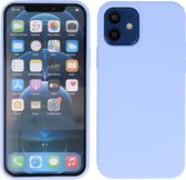 2.0 mm Dikke Backcover Hoesje - Fashion Telefoonhoesje - Hoesje iPhone 12 Mini Apple - iPhone 12 Mini Hoesje Siliconen Case Hoes Cover - iPhone 12 Mini Hoesje en Cases - Paars