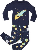 Elowel Jongens Ruimte Raket Pyjama set 100% katoen (maat 152/12 jaar)