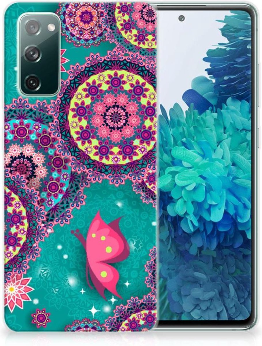 Samsung Galaxy S20 FE Hoesje maken Cirkels en Vlinders