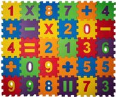 Eva Puzzelmat van Nul Kinderen Speelmat en Kruipmat Kleine Nummers 12x12cm
