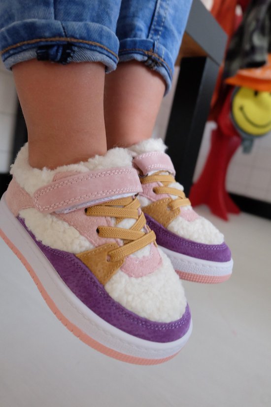 Sneakers Teddy Kids- Paars / Roze | bol.com