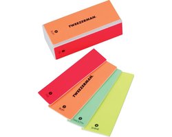 Tweezerman Neon Hot File, Buff, Smooth & Shine Block