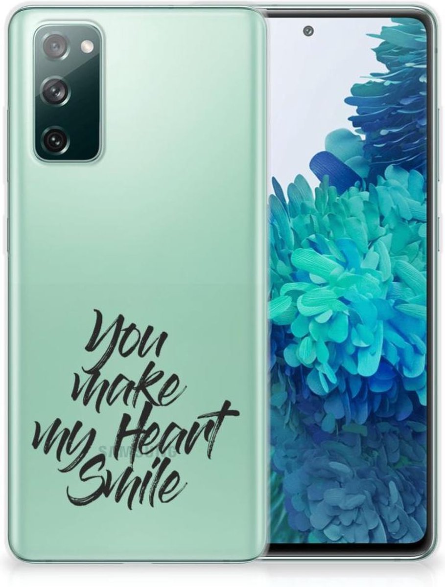 Samsung Galaxy S20 FE Siliconen hoesje met naam Heart Smile