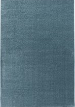 Modern laagpolig vloerkleed Rio - blauw - 160x230 cm
