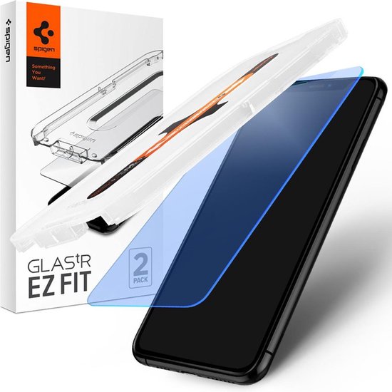 Spigen EZ Fit iPhone 12 / 12 Pro Screen Protector AntiBlue Light (2P