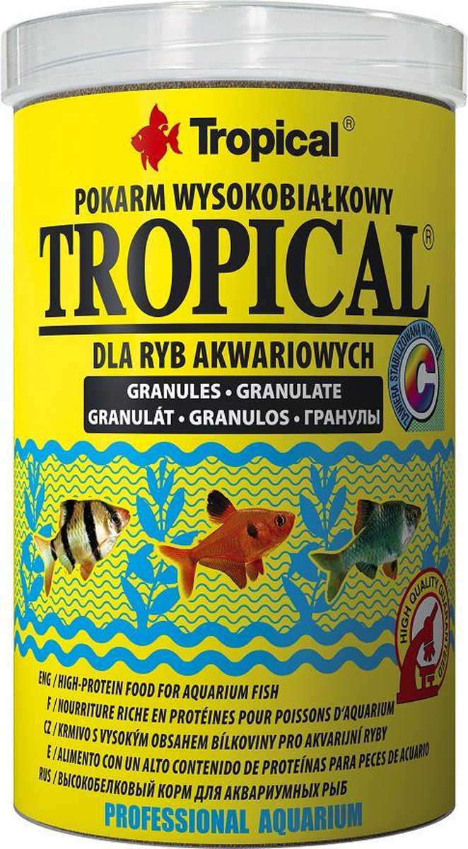 Tropical Granulaat 1 Liter | Aquarium visvoer