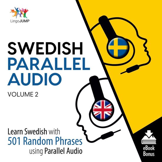 Swedish Parallel Audio - Learn Swedish with 501 Random Phras ... - cover