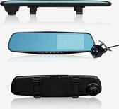 IBello achteruitrijcamera & dashcam combi in spiegel, parkeerhulp, Blackbox, parkeer camera.