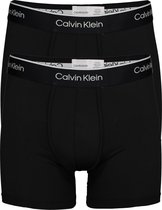 Calvin Klein Pro Air trunks (2-pack) - micro heren boxer normale lengte - zwart -  Maat: L