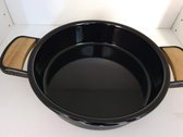Nusse emaille eierpan 24 cm