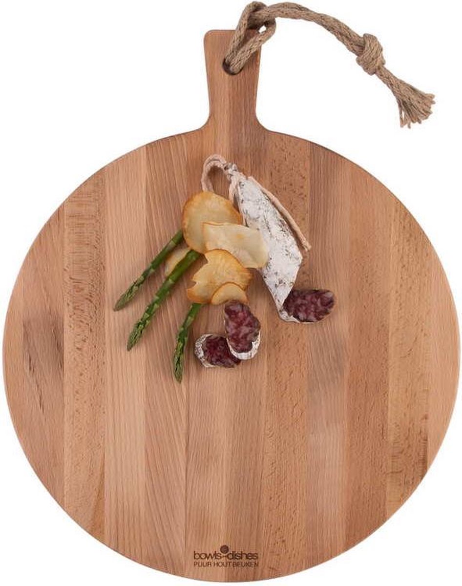 Bowls and Dishes Puur Hout Beuken Borrelplank Serveerplank