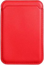 PU Lederen Kaarthouder voor iPhone 12/13/14 Series – Rood