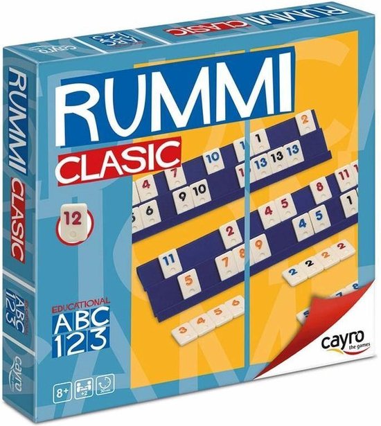 Afbeelding van het spel Rummi Classic - Bordspel Cayro - Met 4 Houders