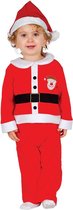 Guirma - Kerst & Oud & Nieuw Kostuum - KerstmanKind Kostuum - Rood - 1 - 2 jaar - Kerst - Verkleedkleding