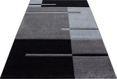 Modern laagpolig vloerkleed Hawaii - grijs - 80x150 cm
