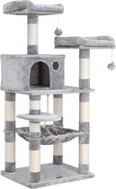 FEANDRA Kattenboom - H 143cm - 5 ligplaatsen -  Krabpaal - Klimboom - Kattentoren -