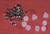 Juwelen Hangers 40-Stekers 5 mm Oorbellen 8 Stuks Mal Epoxy Mallen Flexibel Kunsstof Epoxy Mold Gietmal Siliconen